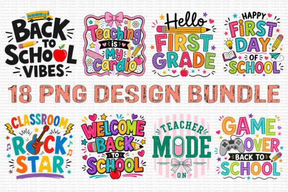 18 Back to School PNG Bundle: A Comprehensive Evaluation for DIY Projects