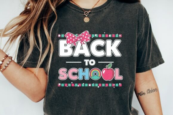 Back to School Bow Apple Rainbow Png: Integrating a Digital Asset into Your Creative Workflow