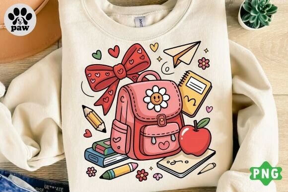 Back to School Doodles Png & Teacher Png Designs