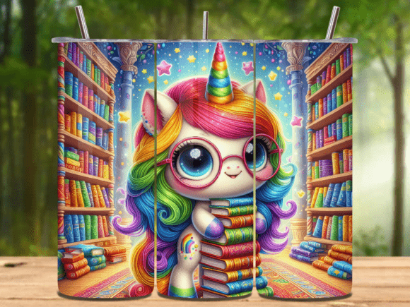 Back to School Unicorn Tumbler Wrap V.18