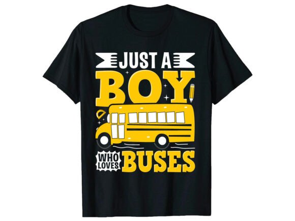 Bus Lover Boy Back to School T-Shirt: A Creative Solution for Young Enthusiasts