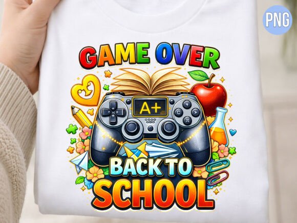 Game over Back to School Controller PNG: A Practical Review for Digital Creators