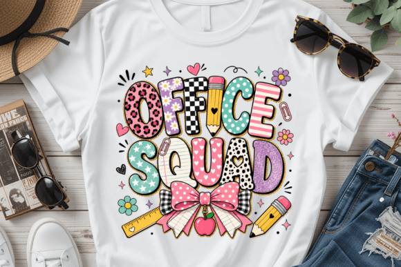 Office Squad Teacher Back to School PNG: A Creative Resource for Educators