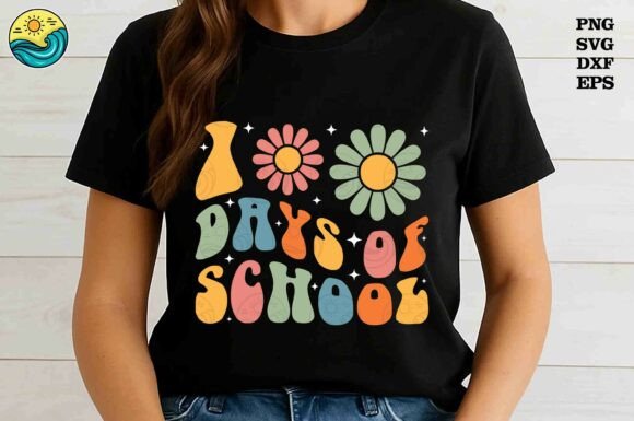 Retro Day of School Svg, Back to School: A Groovy Guide for Creative Projects
