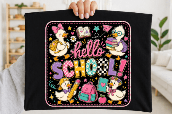 Revitalizing Classroom Branding: The Strategic Value of the Hello School PNG Back to School Shirt Design