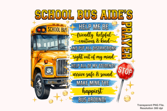 School Bus Driver, Back to School PNG
