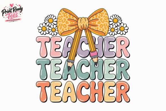 Teacher Bow PNG: Elevate Back to School Designs