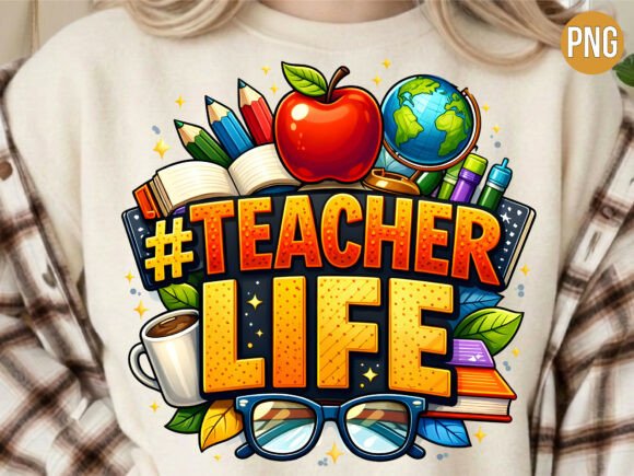 Teacher Life Back to School Supplies PNG: A Strategic Asset for Creative and Commercial Projects